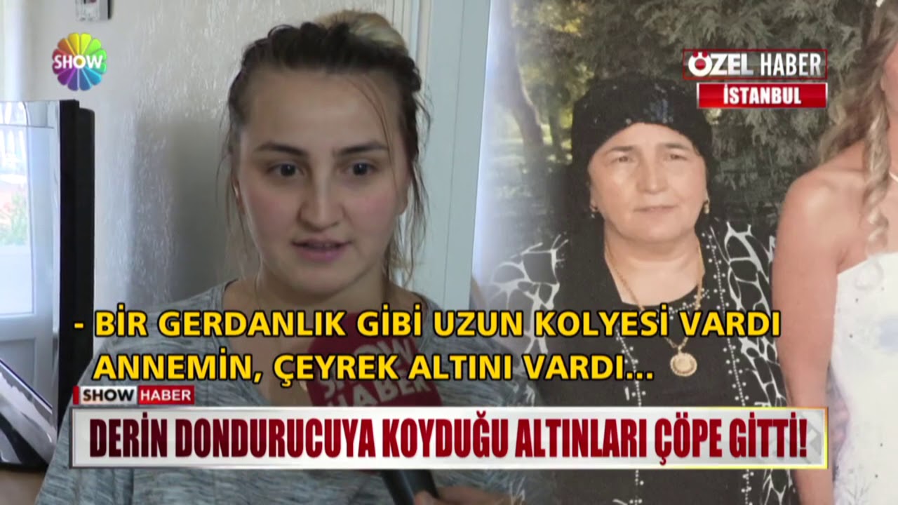 Derin dondurucuya koyduğu altınları çöpe gitti!