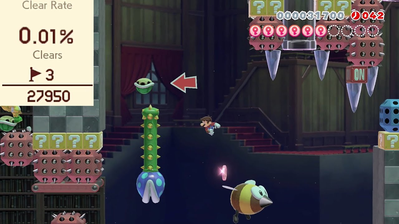 [SMM2] Kaizo Encounters of The 3D Kind! by JCTheChamp (3rd Clear)