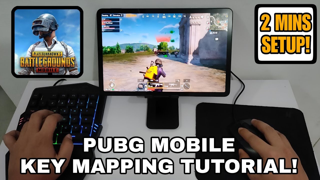 PUBG MOBILE MOUSE AND KEYBOARD CONVERTER TUTORIAL! 2 MINS SETUP FOR ANDROID/iOS 2024! XIOAMI PAD 5!