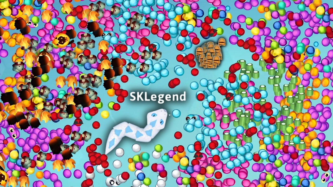 Unstoppable! Trapping Every Pro Player in Snake.io 🐍🔥 SKLegend! #6