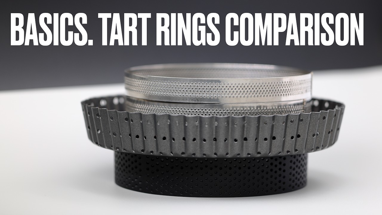 Best Tart Rings? Plastic vs Metal + Unique Doughnut Tart Shape #tart #tartrecipe #pastrychef