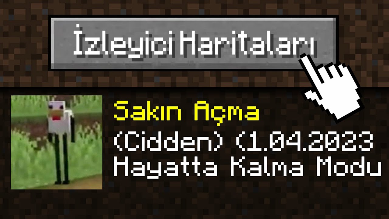 Minecraft'ta İzleyici Haritalarını Oynadım