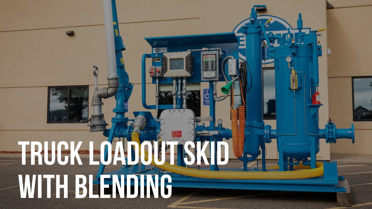 Truck Loadout Skid with Blending