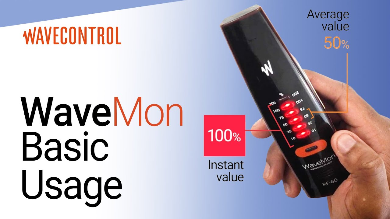 Introduction and basic usage of WaveMon Personal RF Monitor | Wavecontrol