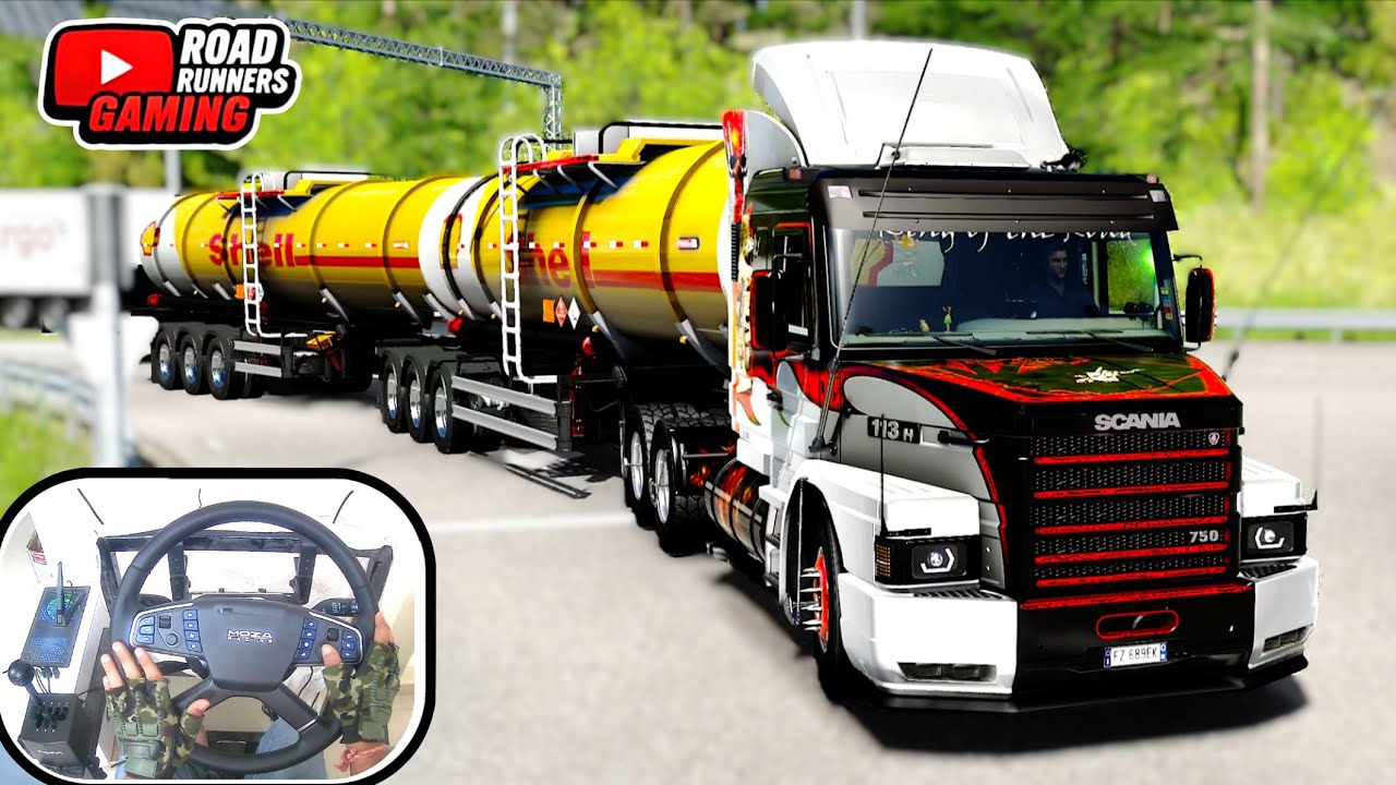 Euro Truck Simulator 2 | King of the Road Scania 113H Bicuda | Narrow Roads & Heavy Traffic | 4kHDR