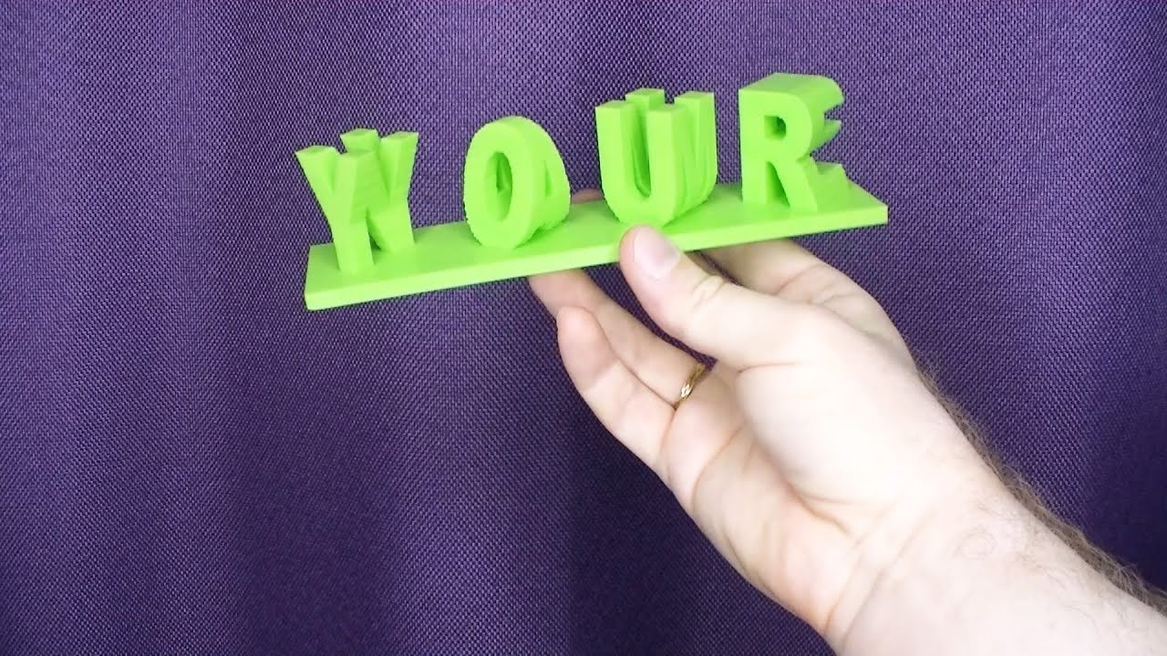 Use my program to create text illusions. Amazing STL Creator 1.4