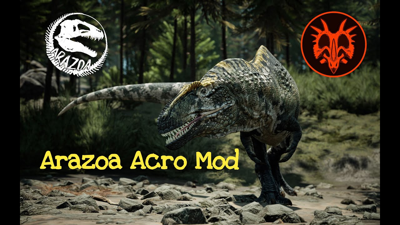 Arazoa Acrocanthosaurus | Path Of Titans Mod Trailer