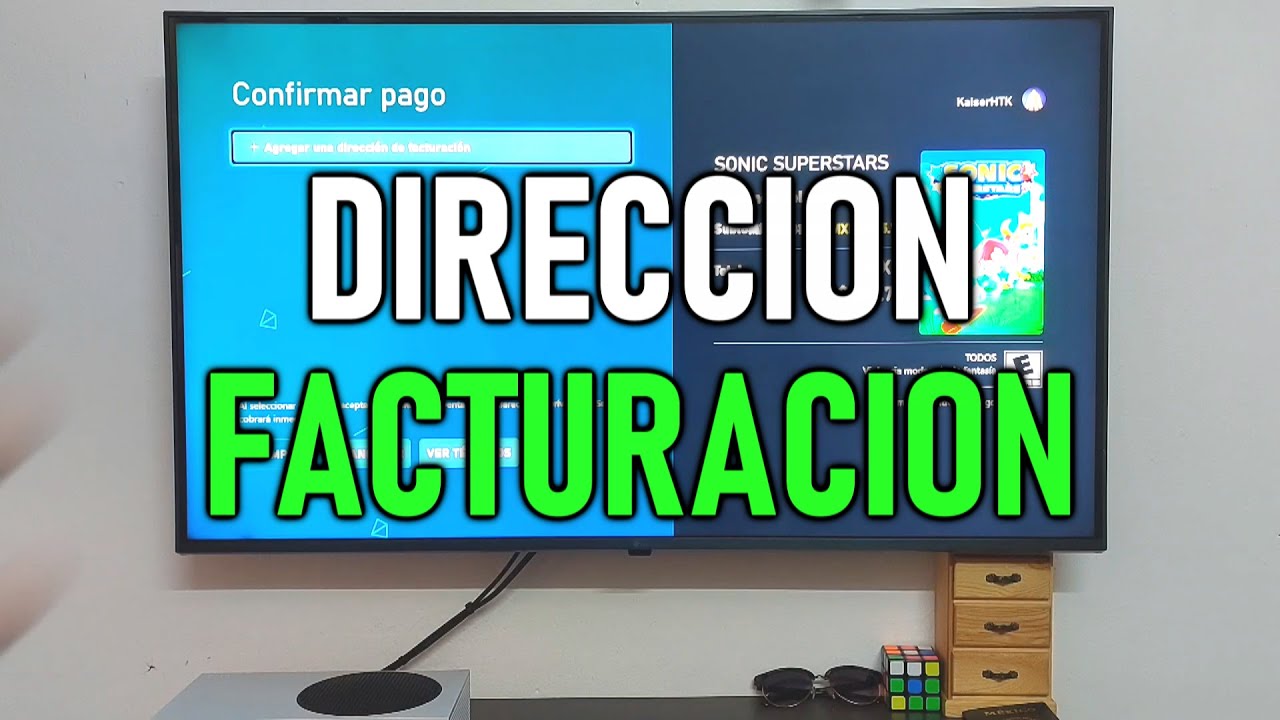 COMO PONER LA DIRECCION DE FACTURACION EN XBOX SERIES S