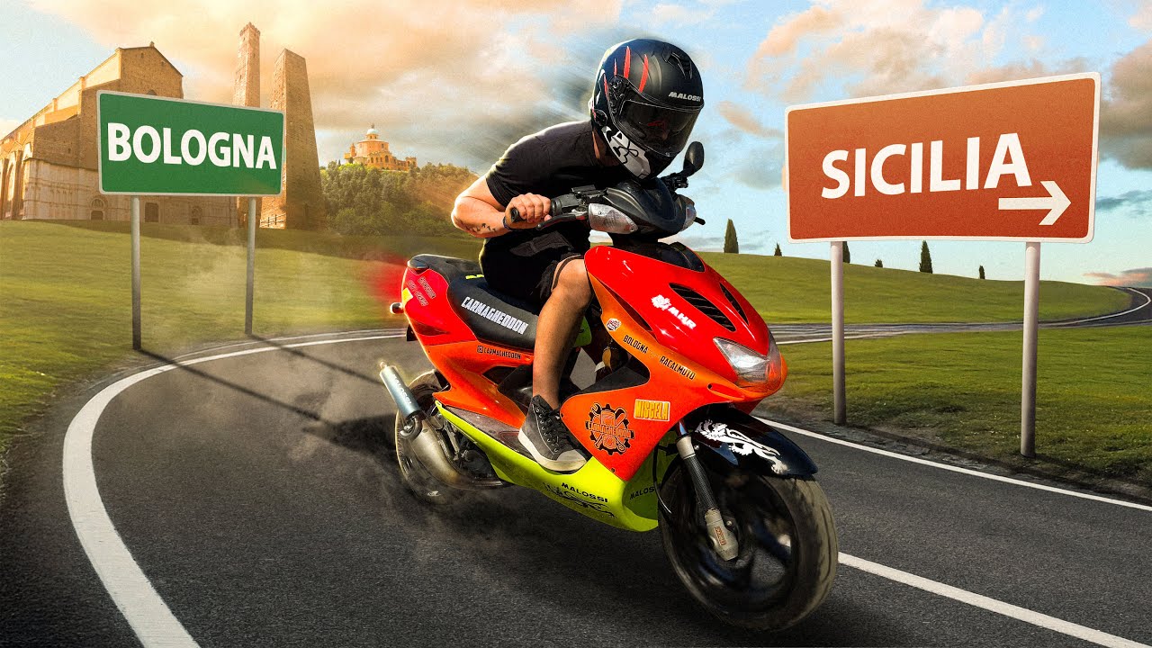 BOLOGNA-SICILIA IN SCOOTER PT.1