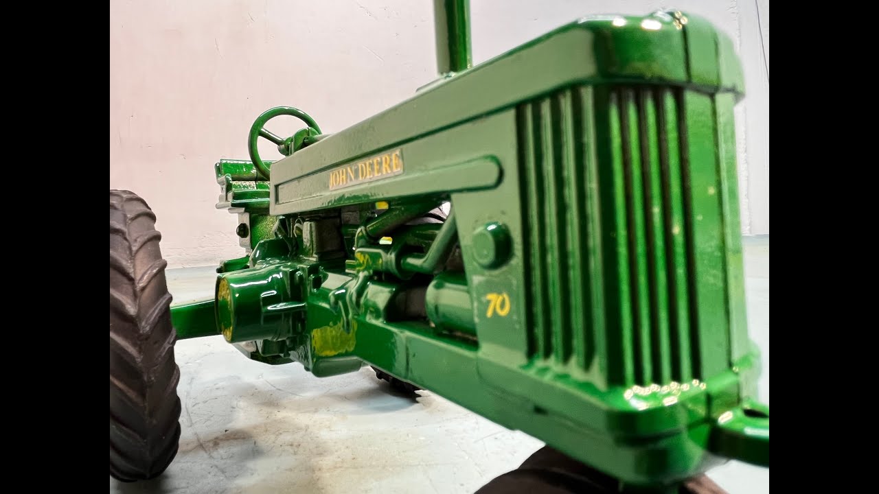 JOHN DEERE 70 Circa 1950's ERTL Poppin Johnny Toy Farm Tractor Restoration