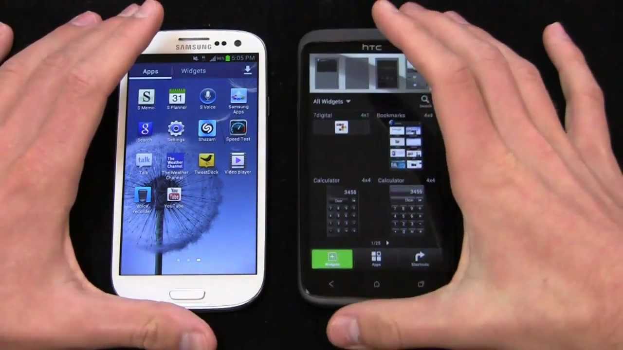 Samsung Galaxy S III vs. HTC One X Dogfight Part 1