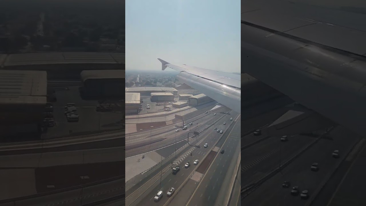 هبوط الطائرة بمطار هانزو بالصين