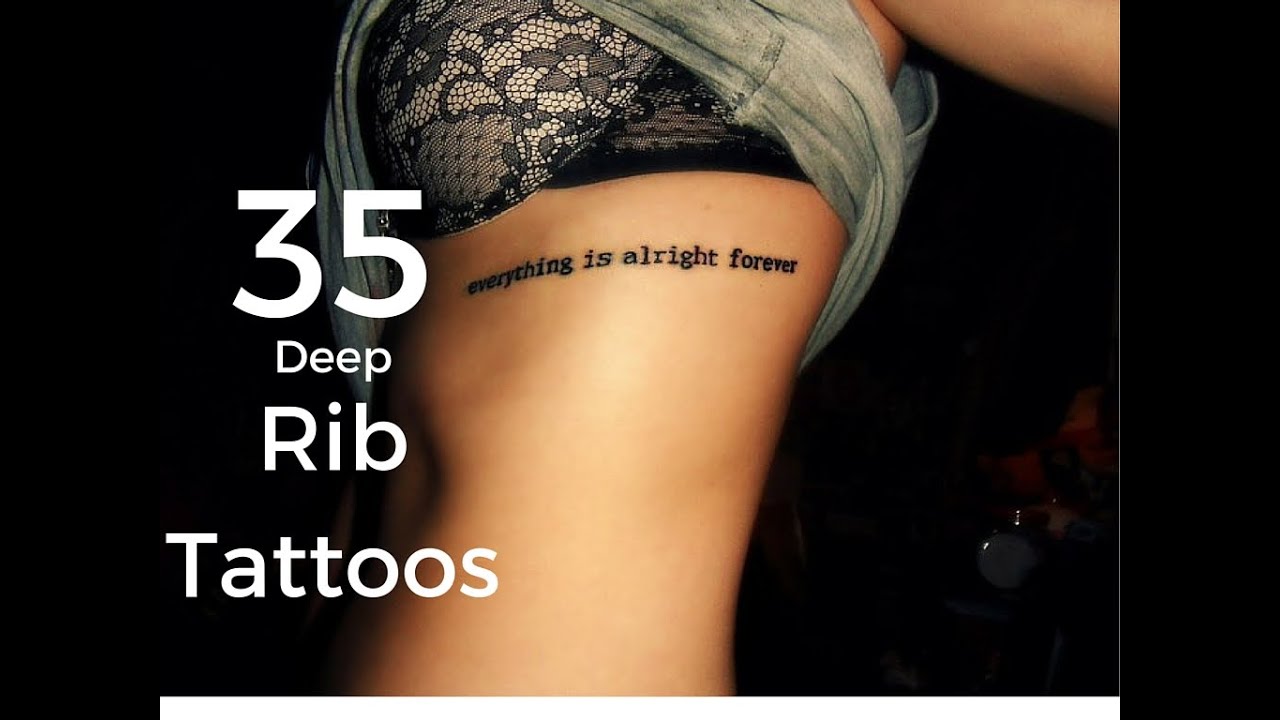 35 Deep Rib Tattoos