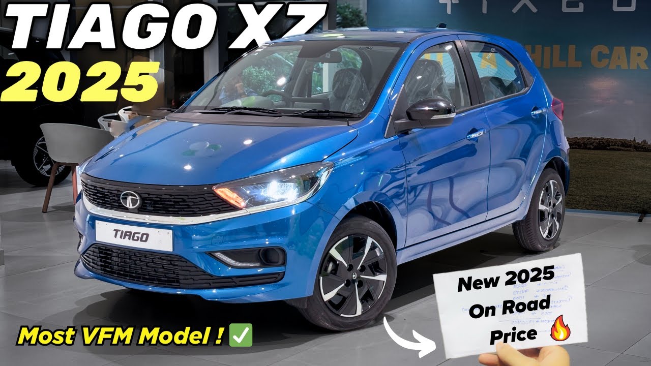 * MOST VFM ✅ * New Tata Tiago XZ 2025 - Full Review ऑन रोड कीमत के साथ 🔥
