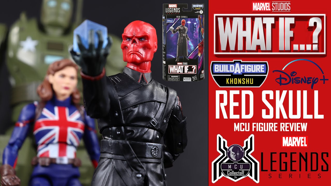 Обзор фигурки Marvel Legends Красный Череп из серии «Что если...?» от Disney+ Konshu, волна 4, MCU.
