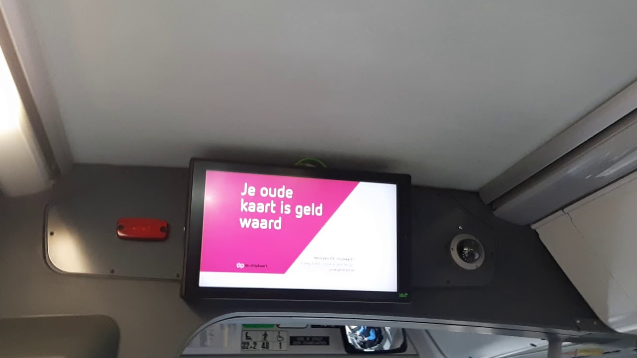Infoscherm Syntus/Keolis VDL Berkhof ambassador