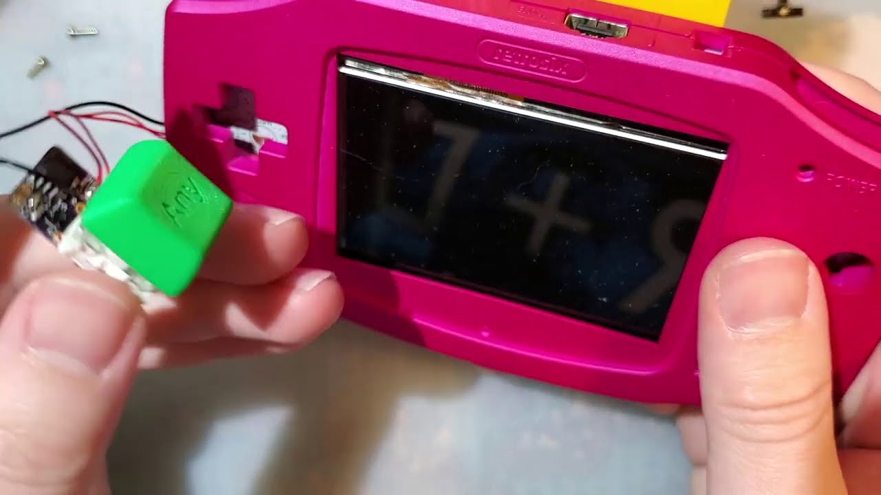 Game Boy Advance Power Switch Mod (Soft Latching v2.1)