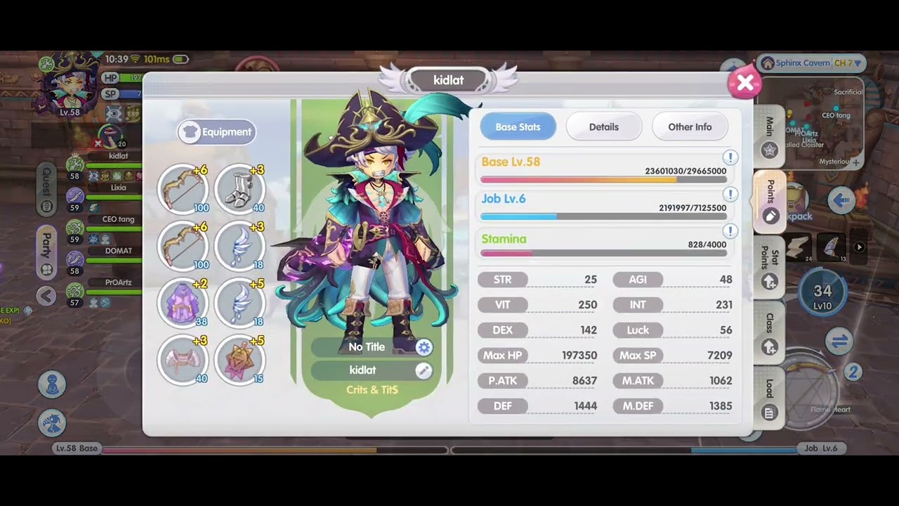 LowCost INT CRIT SNIPER BUILD #rox #ragnarokxgeneration #sniper