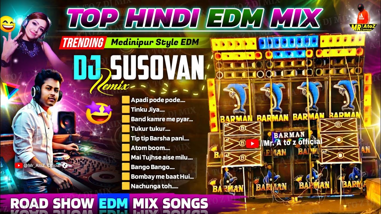 🤩DJ Susovan Remix - Top Hindi EDM Drop Mix ✨ Dj Susovan Remix EDM Songs ✨ EDM songs Dj BM remix