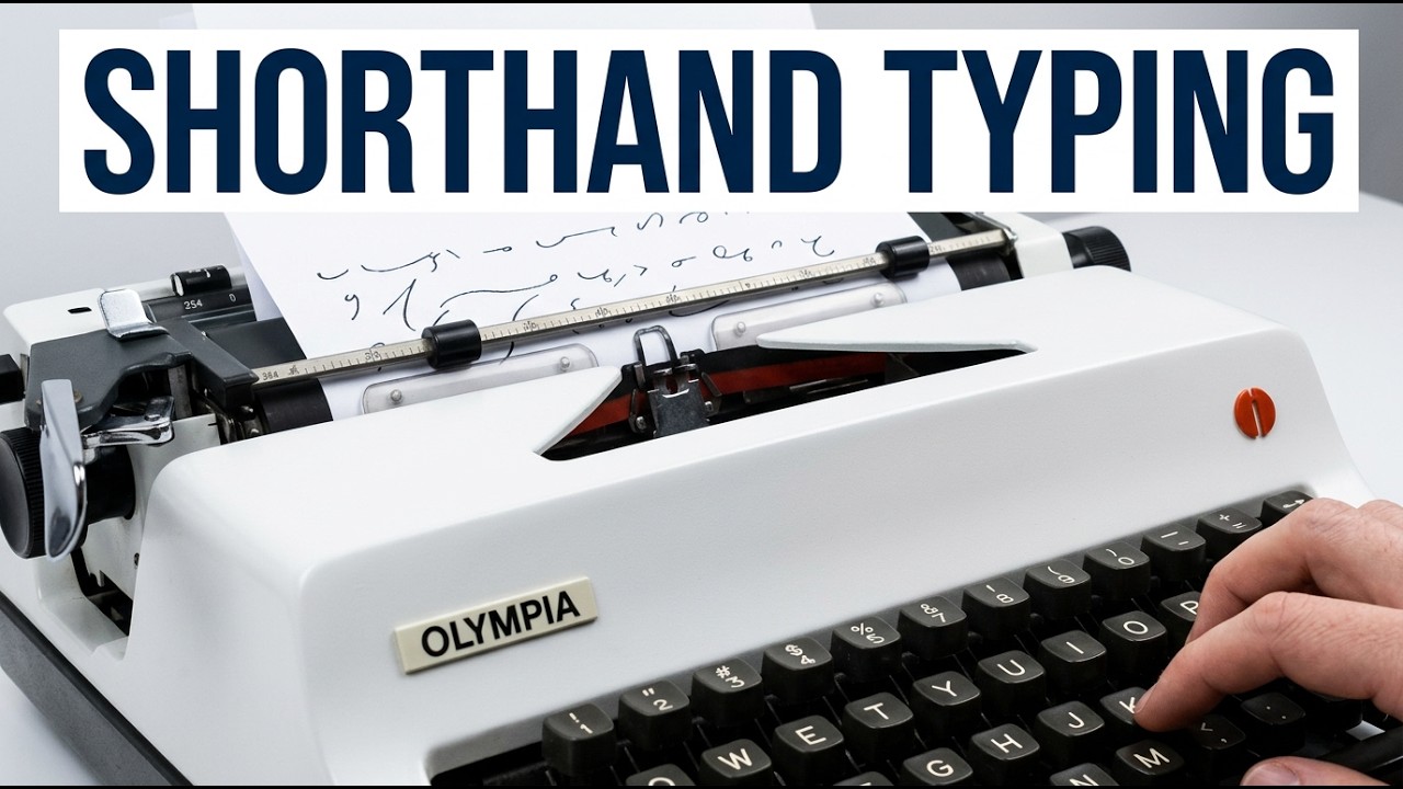 What is Shorthand Typing?