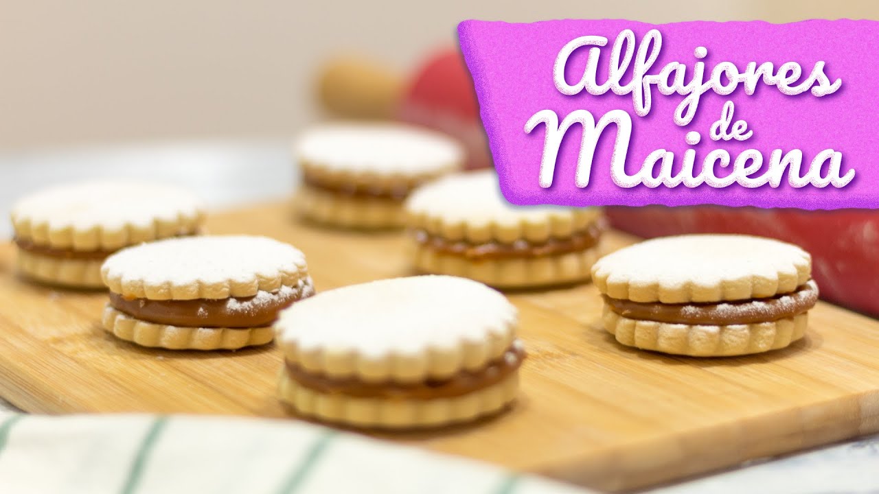 ALFAJORES CASEROS DE MAICENA A MANO | PASO A PASO | Aroly Carrasco