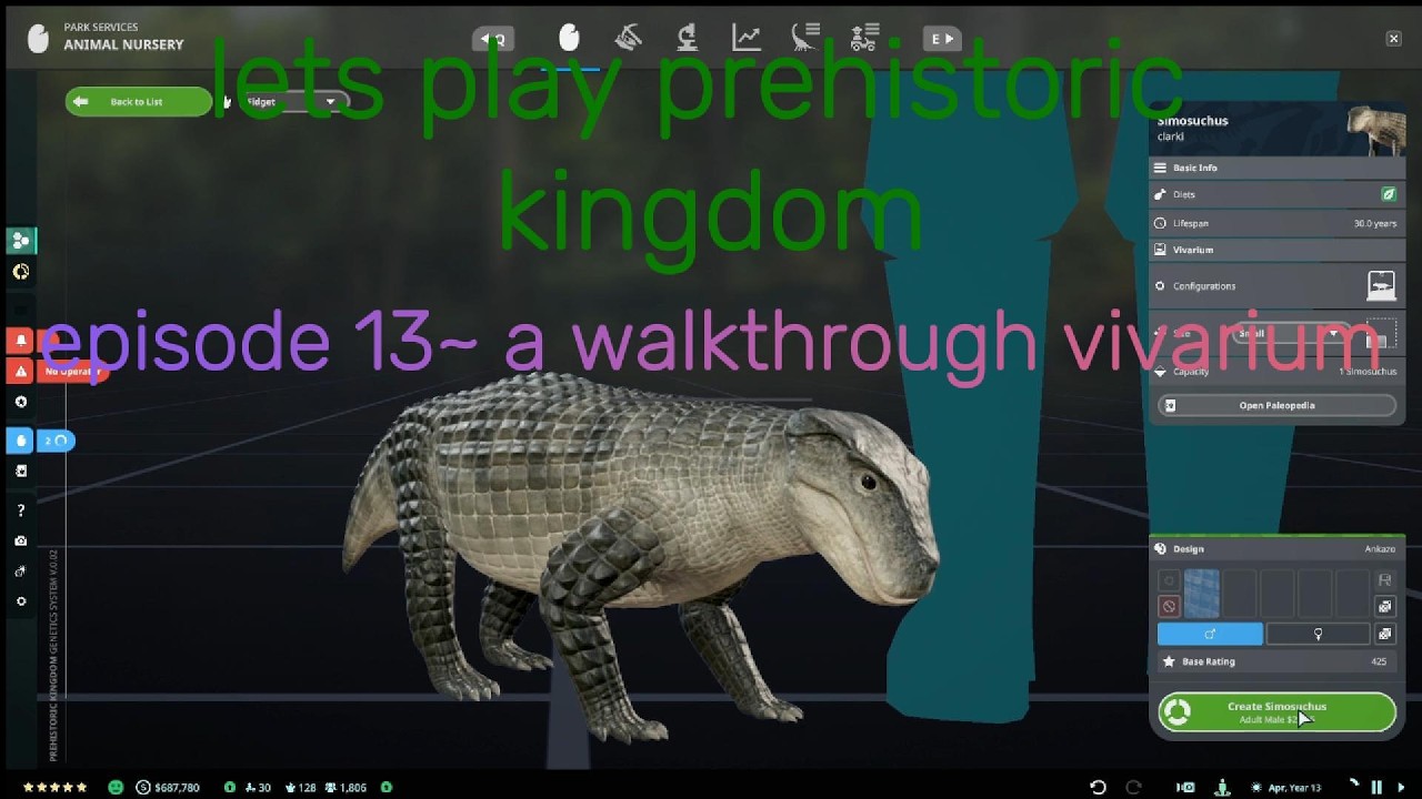 PREHISTORIC KINGDOM EPISODE 13~ A walkthrough vivarium.