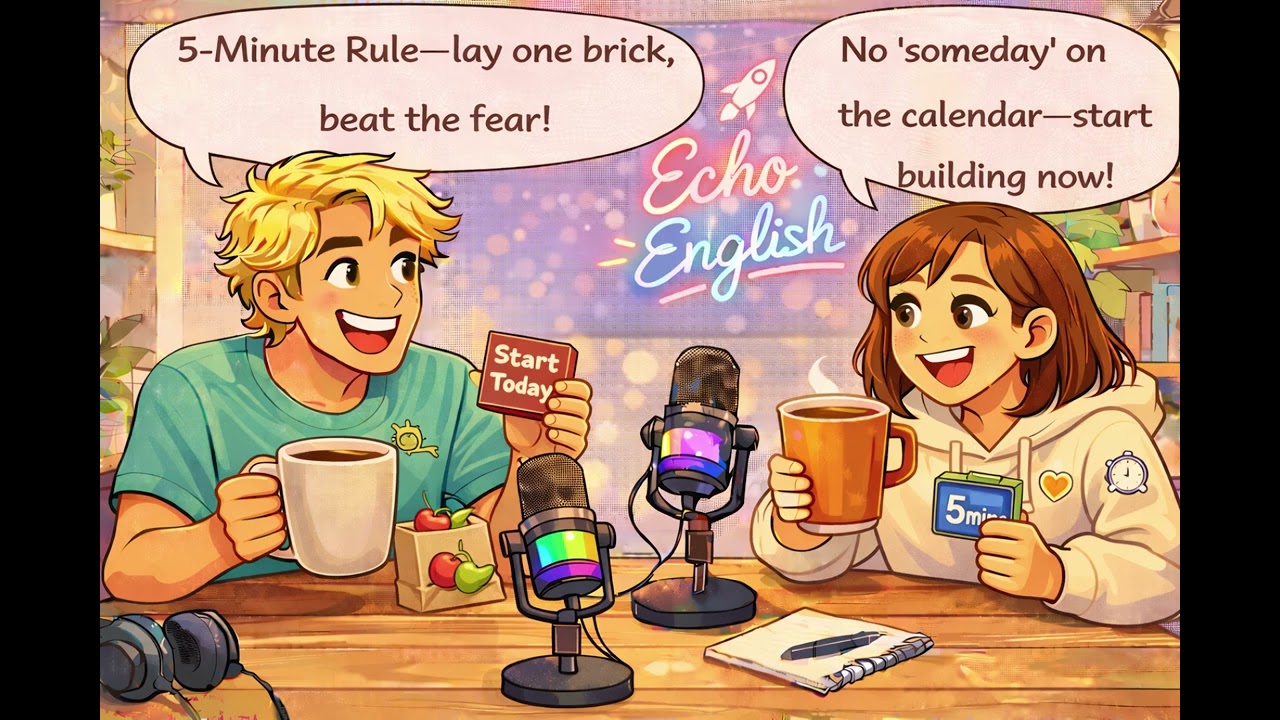 Stop Waiting! Start Building Your Life | Echo English | Motivation + English Tips 🚀🗣️#echoenglish