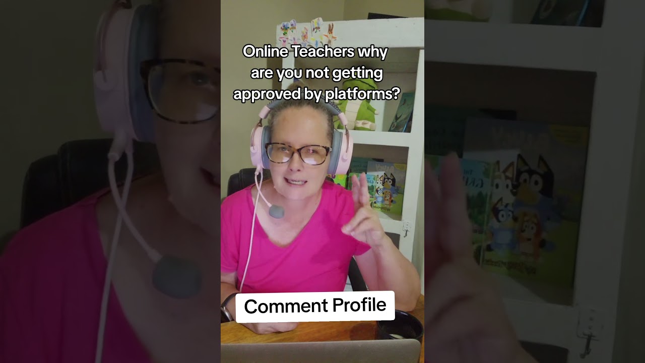 Online Teachers why are you not getting approved by platforms? Comment profile to watch a free video