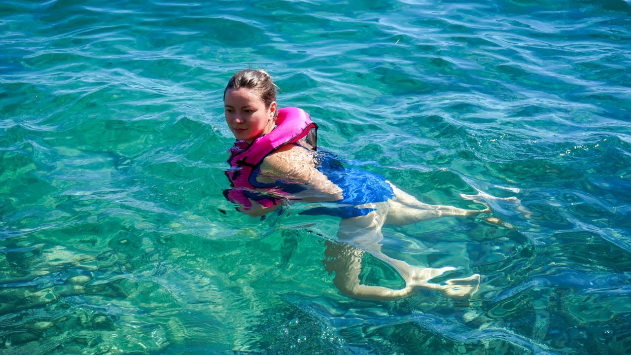 Khroom Sport aufblasbare Schwimmweste zum Schnorcheln - wiegt nur 400 Gramm - Ideal für Anfänger