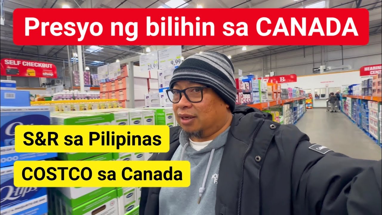 Price check sa wholesale store na Costco Canada