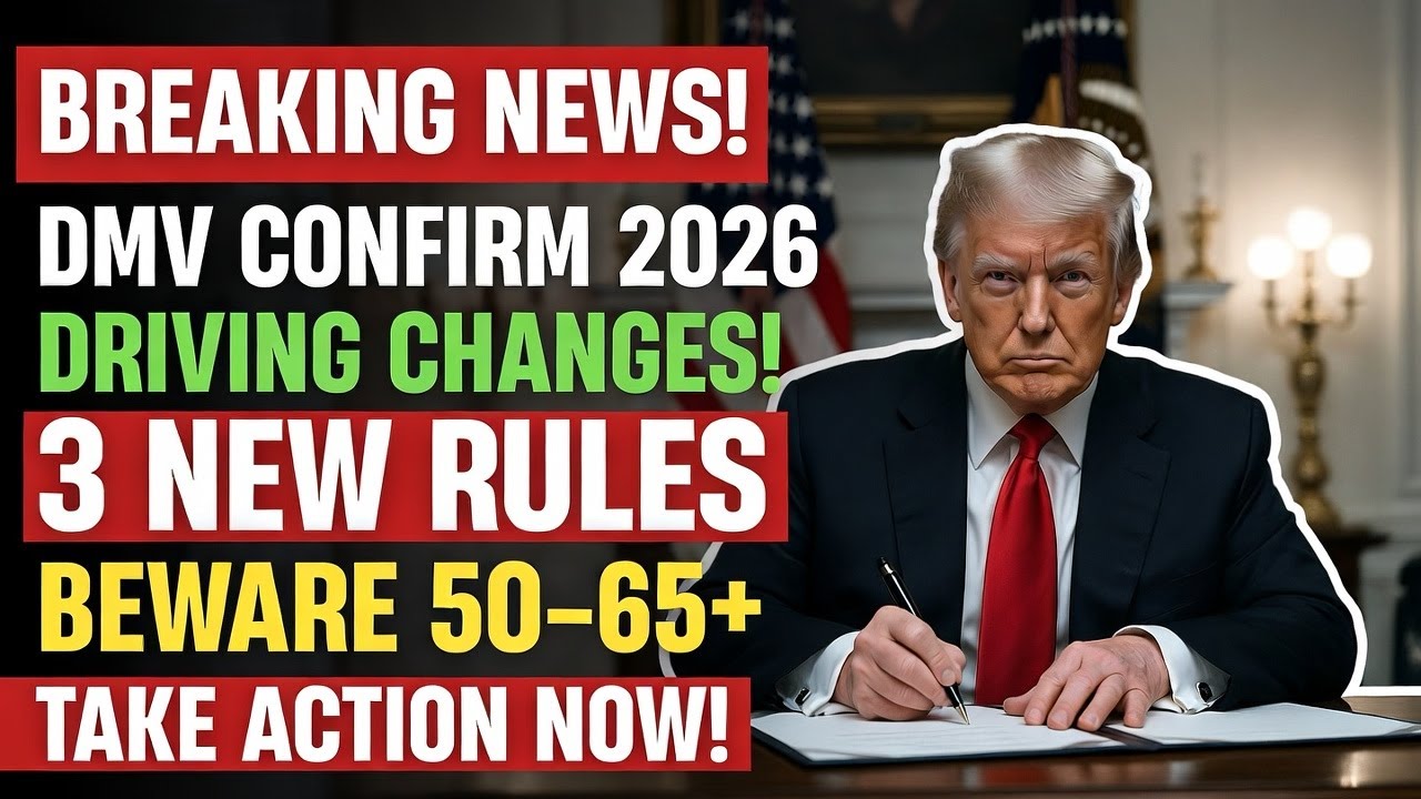 Official DMV Notice: 3 Driving Rules Changing Nationwide — Drivers 65+ Take Note