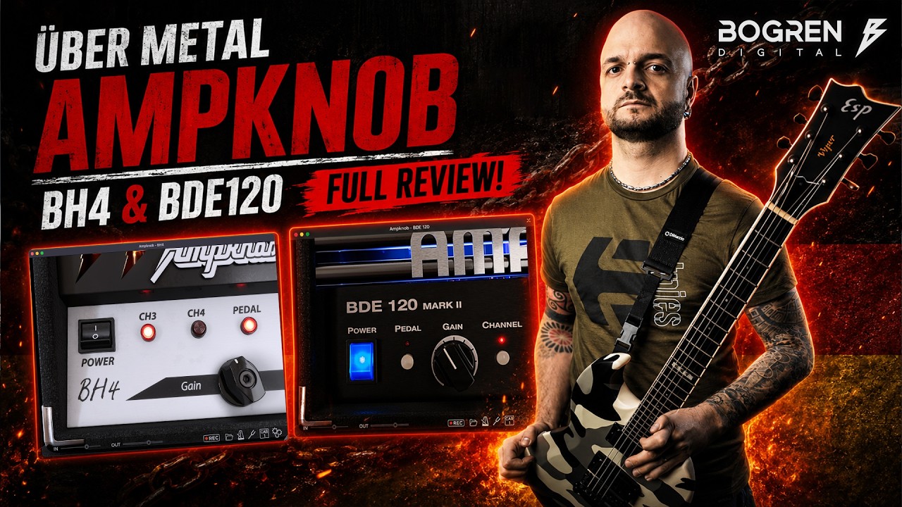 German Metal Guitar Tones 🤘 Über Metal Ampknobs by Bogren Digital