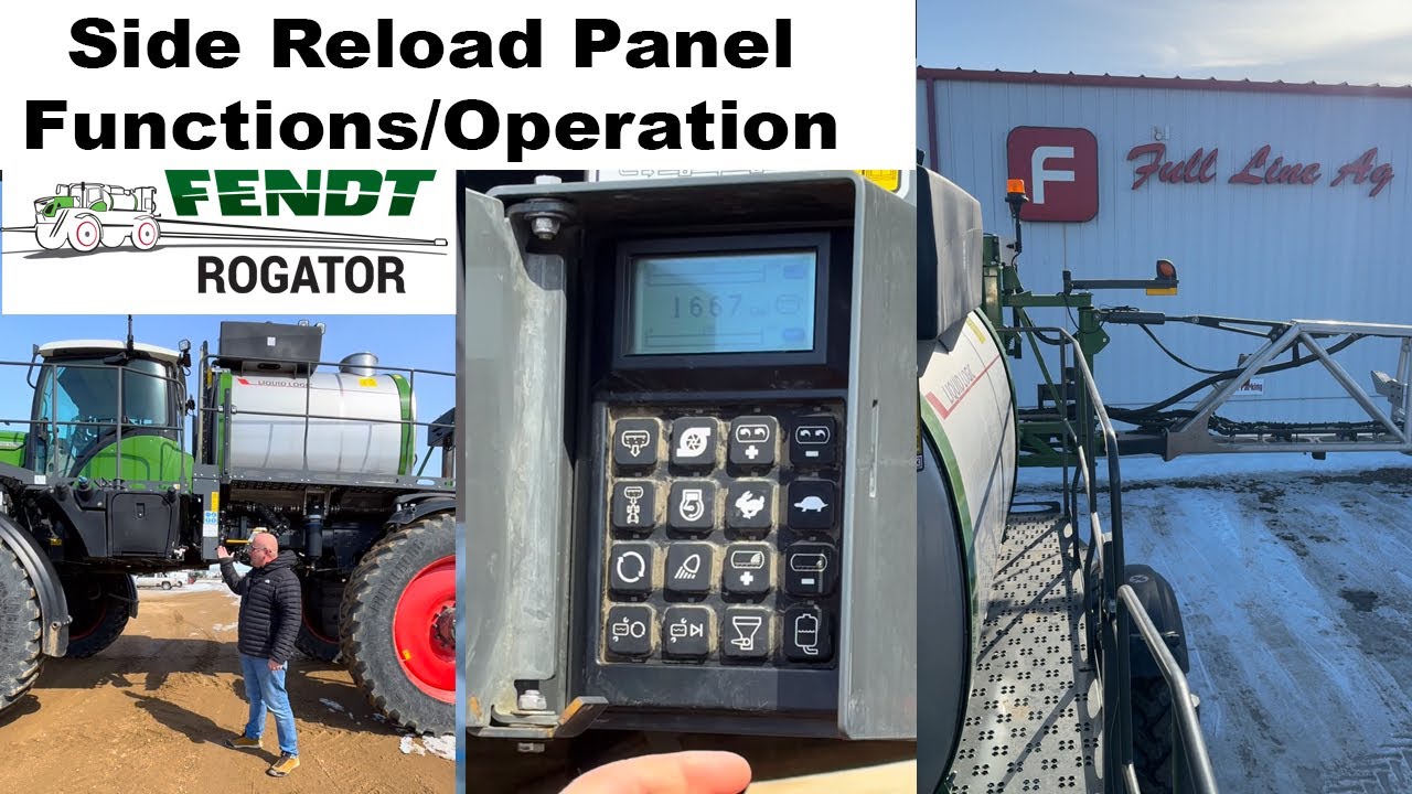 Side Reload Panel - Fendt Rogator