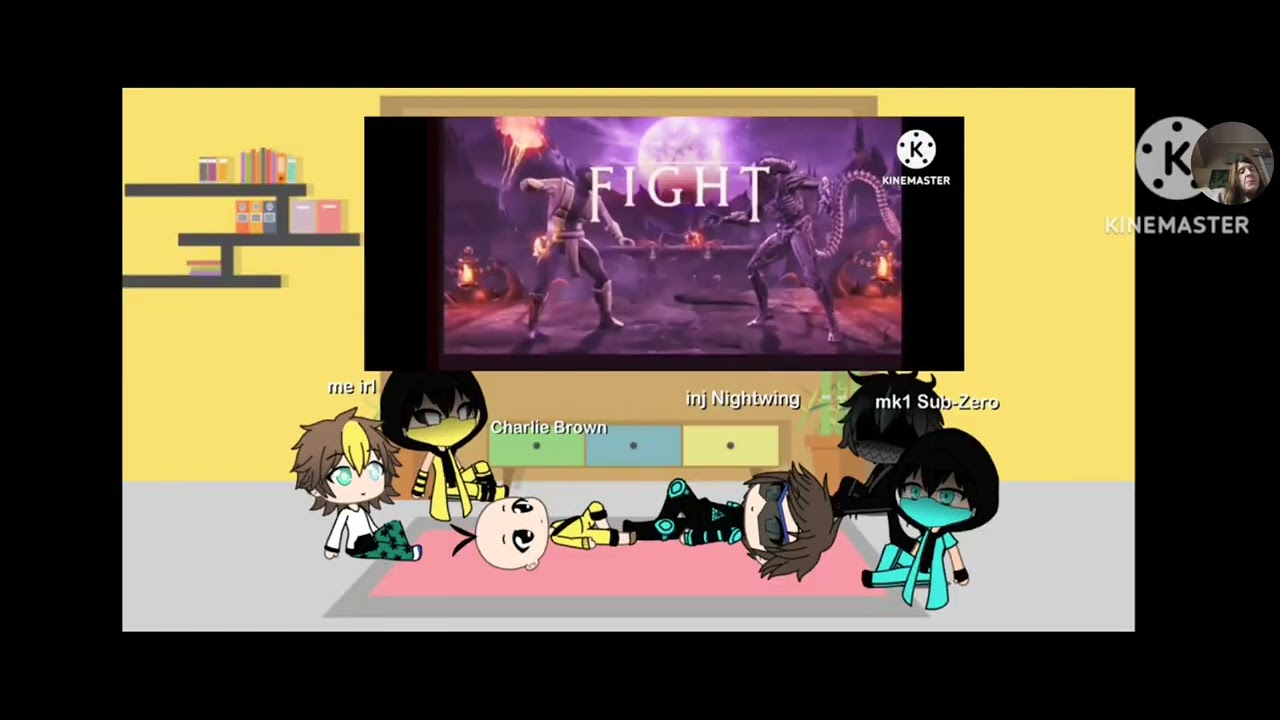 Gotcha fandom reacts to mortal Kombat scorpion video I made with@littlekris1098 