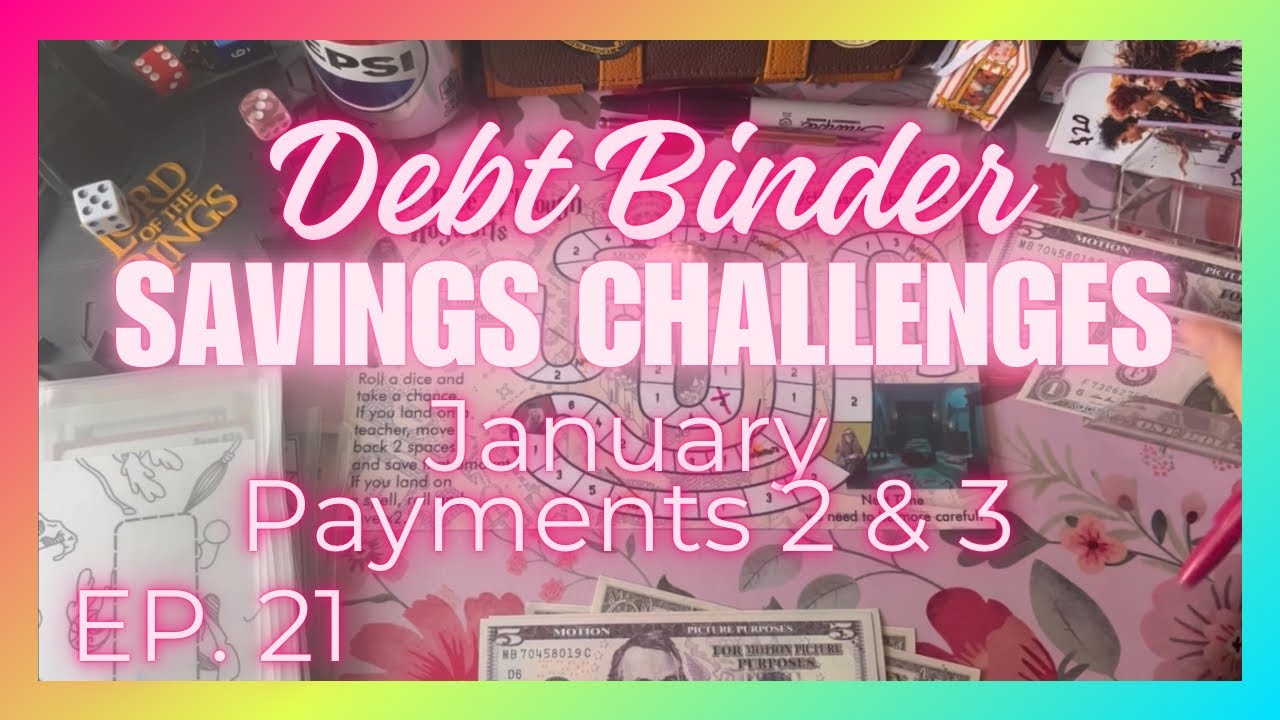 Debt Binder 21 | HP Savings Challenges | Saving With $192