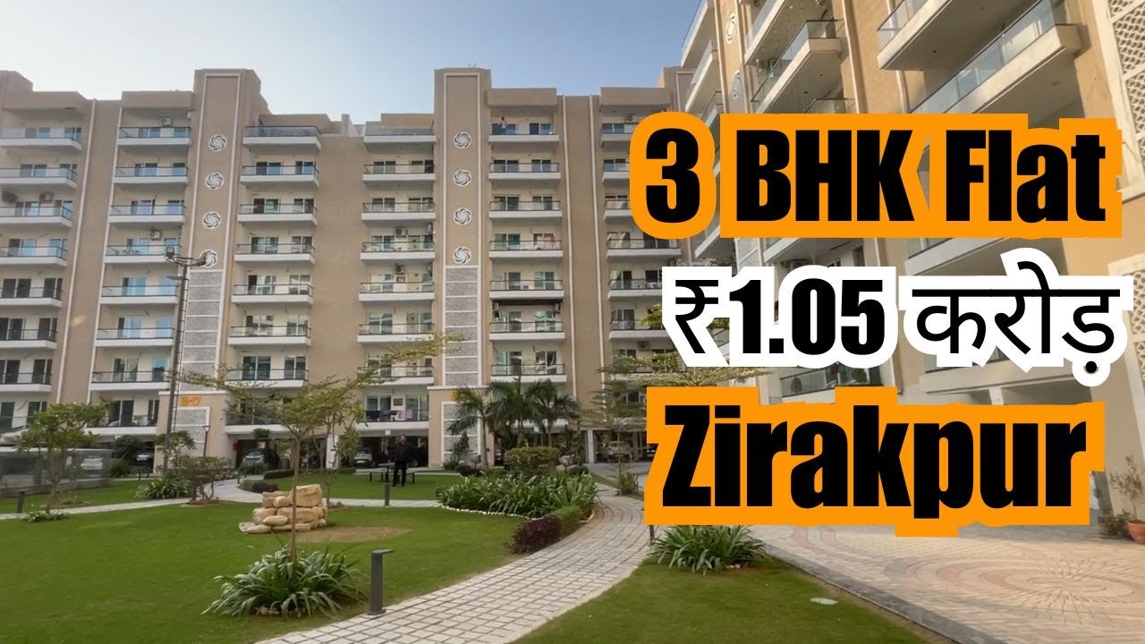 Ready to Move 3 BHK Luxury Flat in Zirakpur | आपका सपनो वाला फ्लैट