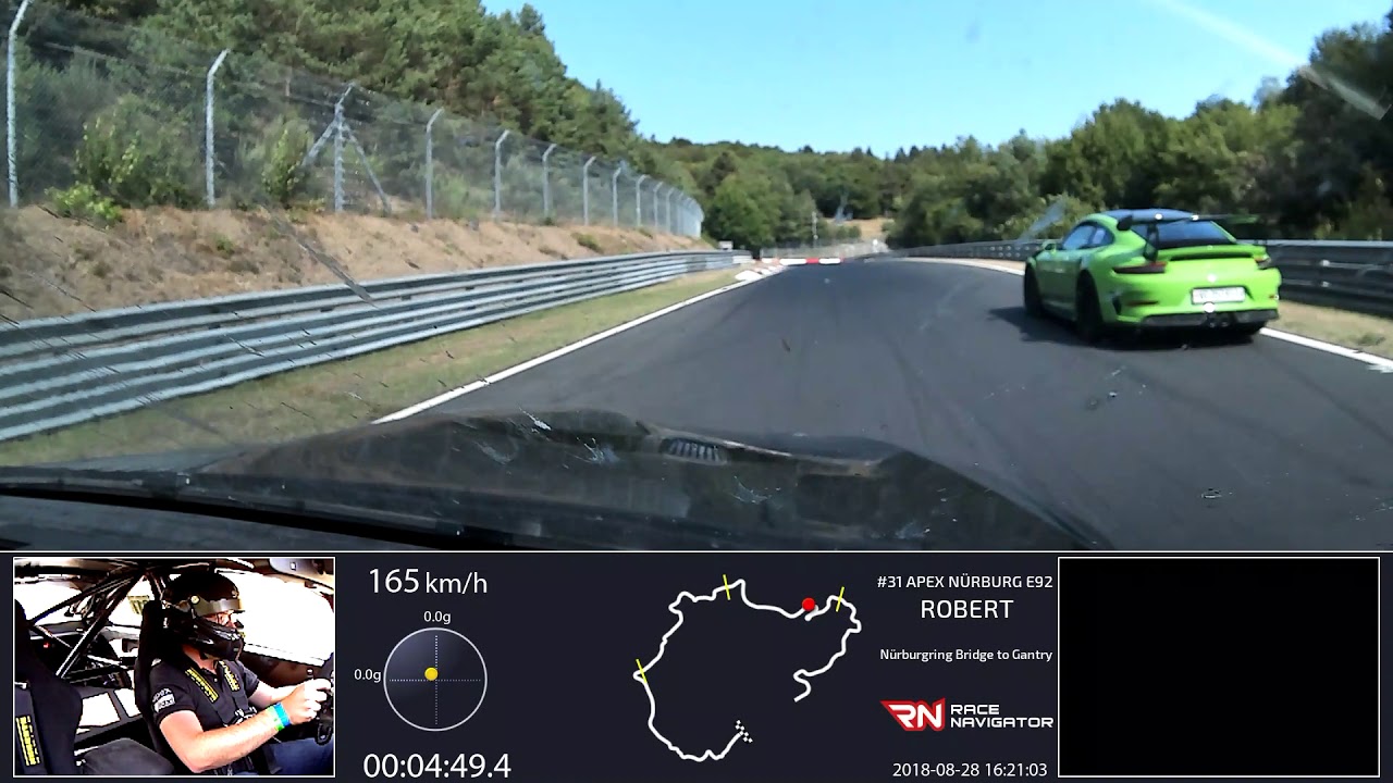 N&uuml;rburgring Bridge to Gantry in the Apex N&uuml;rburg BMW E92