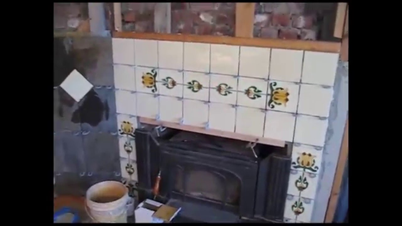 Ceramic Tile Fireplace
