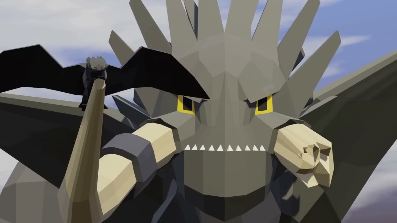 Low-Poly Alpha Battle | Blender 3D HTTYD Animation