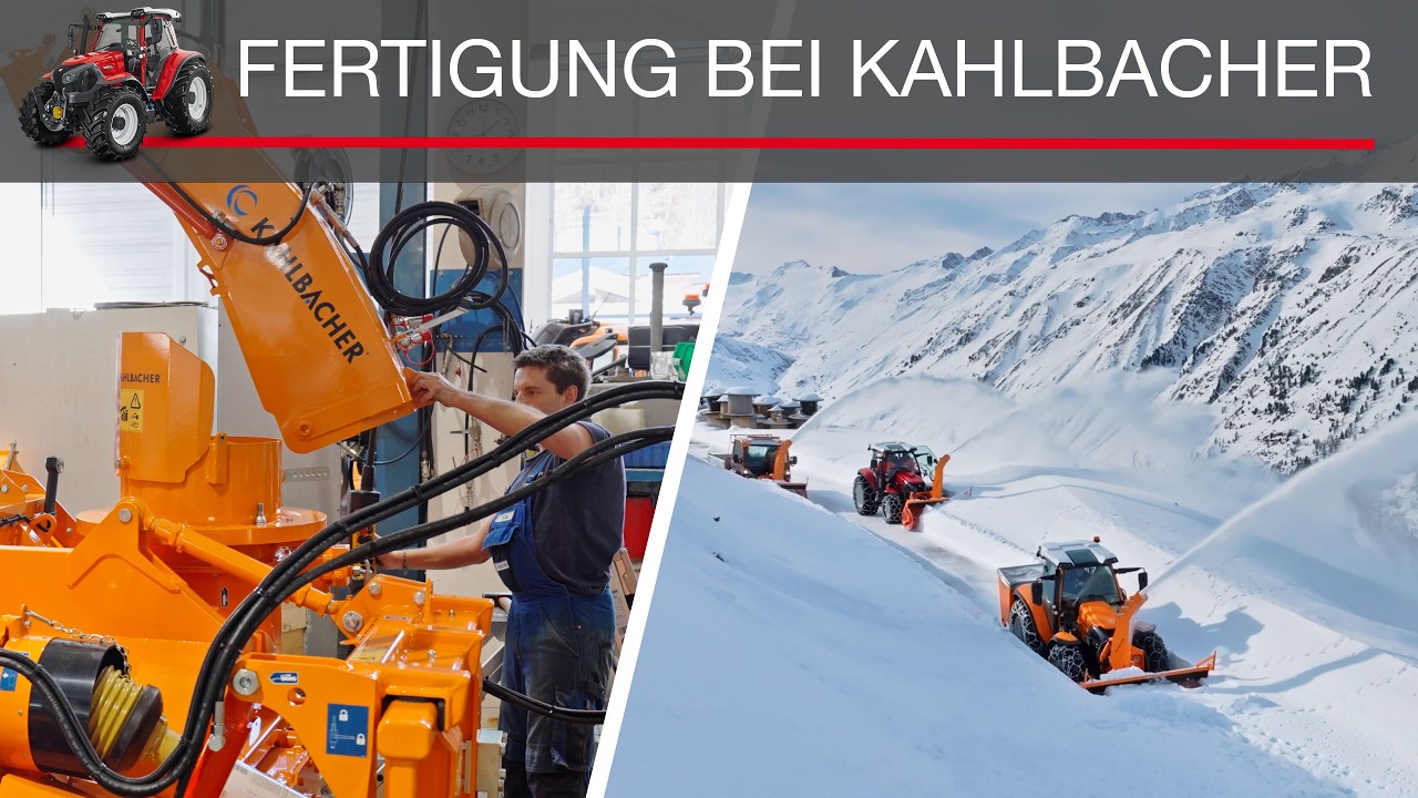 So entstehen bei Kahlbacher Schneefr&auml;sen, Schneepfl&uuml;ge und Streuer!