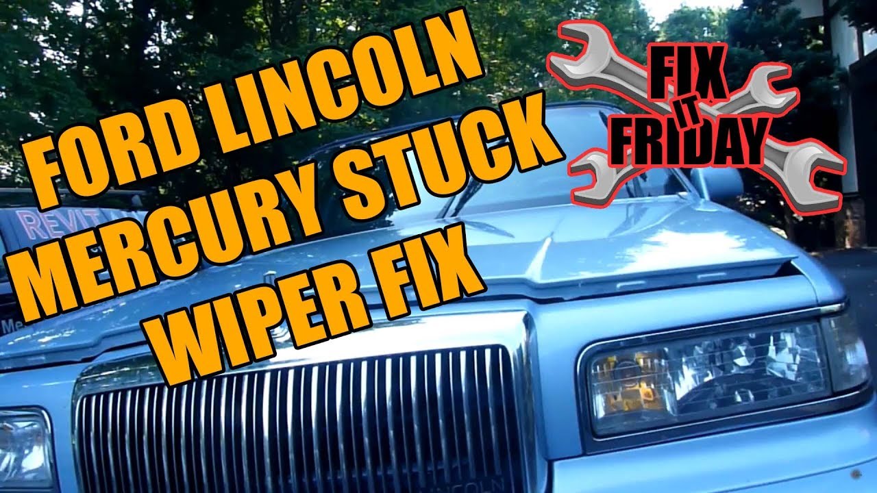 Car Wipers Stuck Up? Lincoln Towncar Ford Crown Victoria