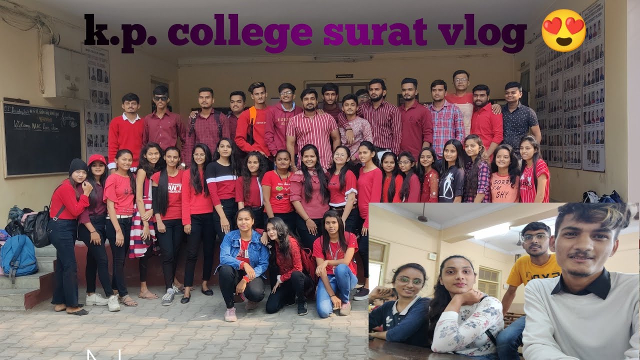 SIR KP COLLEGE VLOG | a day in college | best college in surat