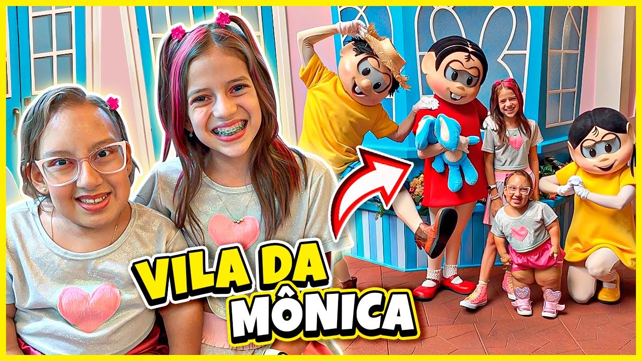 Fizemos um passeio na Vila da Mônica em Gramado - Clau Santana