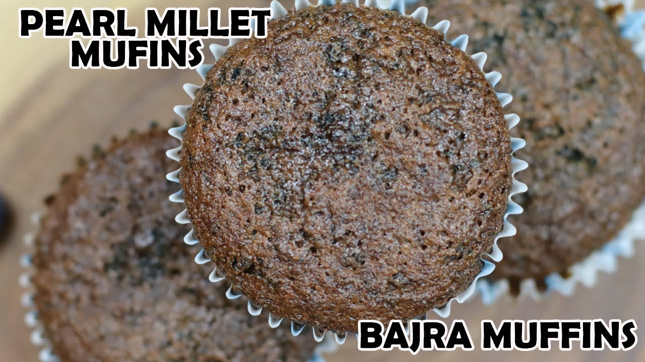 Bajra Muffins | Pearl Millet Muffins | Pearl Millet and blueberry Muffins | Sowji's Kitchen
