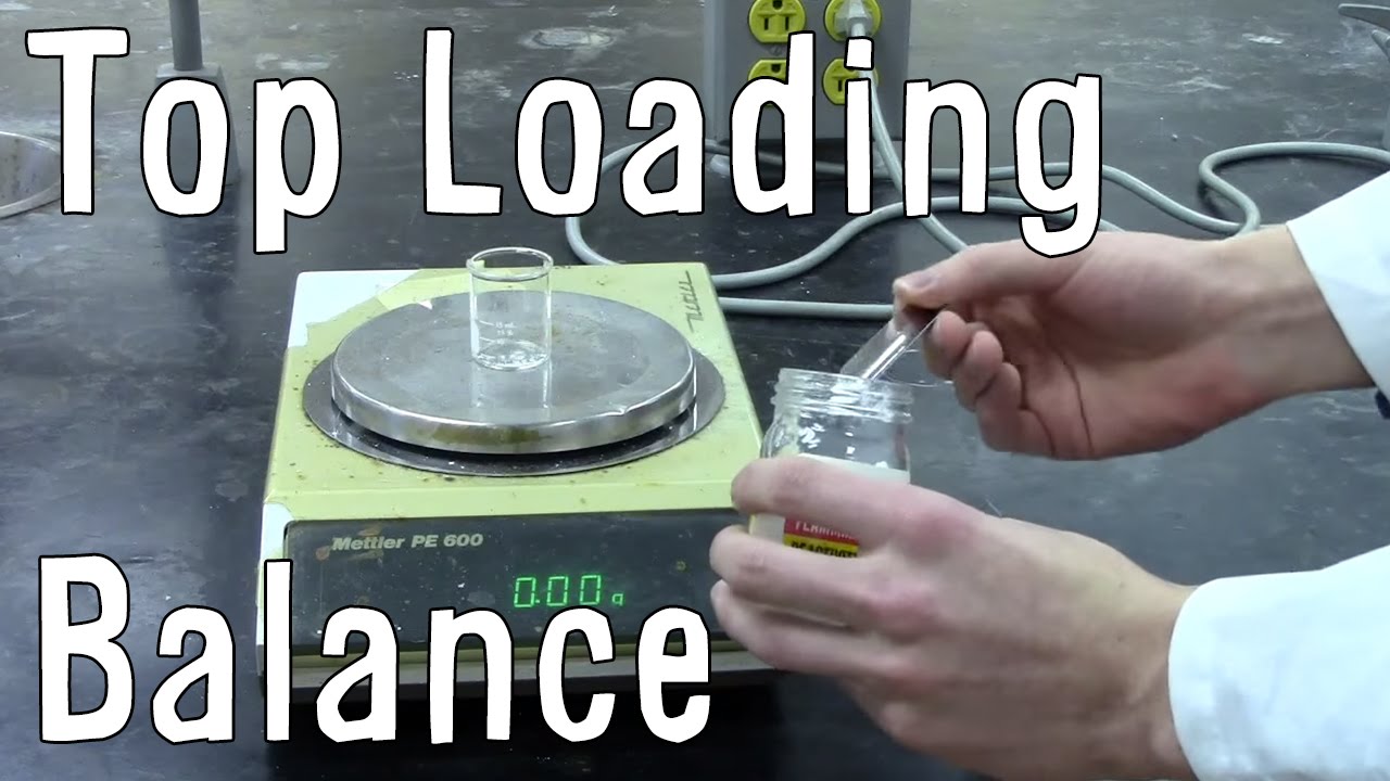 How to Use a Top Loading Balance