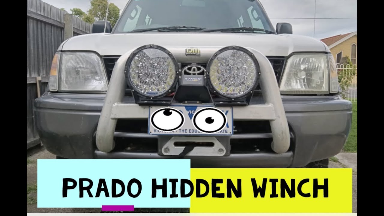 Hidden Winch on a 90 Series Toyota Prado