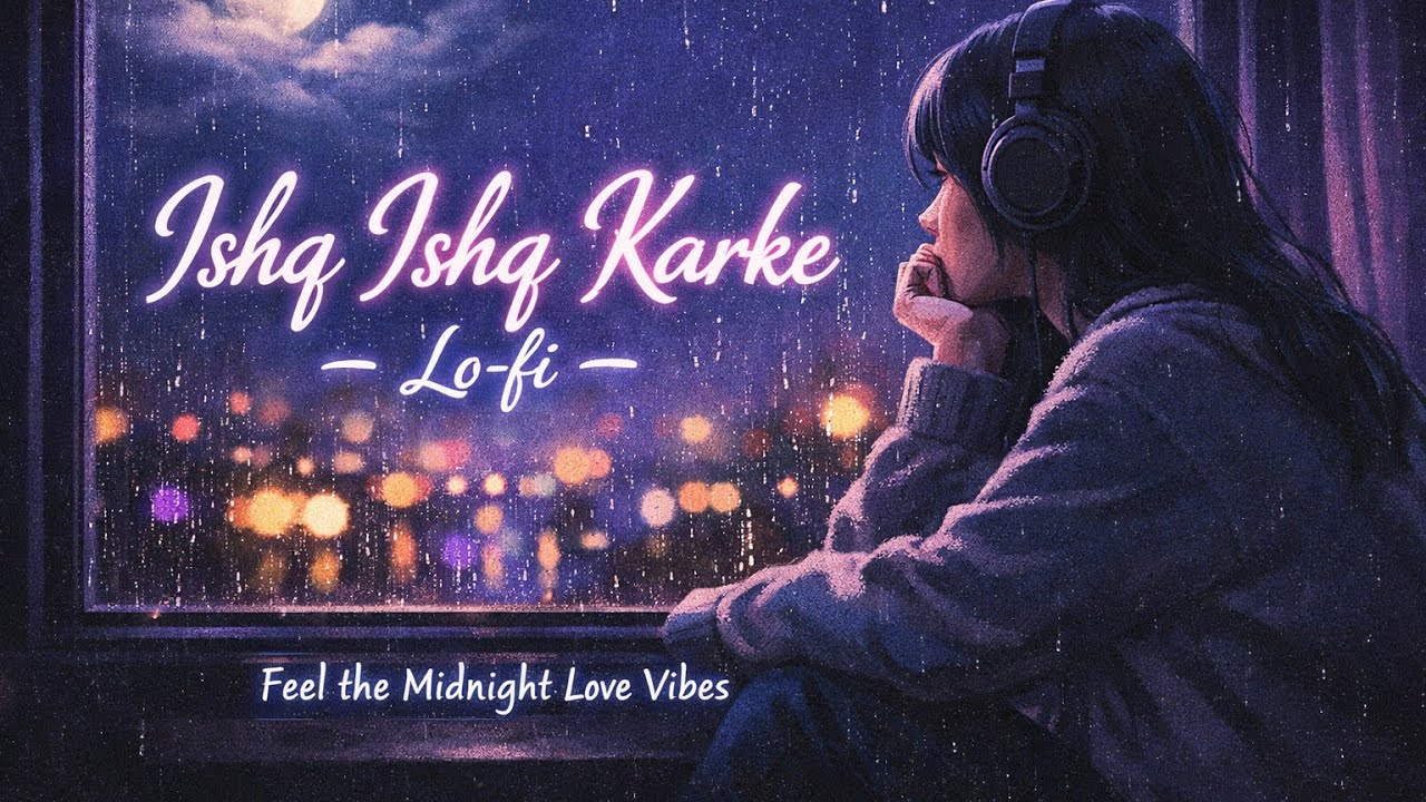 Ishq Ishq Karke – Lo-fi Version 💜 | Midnight Rain Vibes 🌧️ | Relaxing Romantic Beats