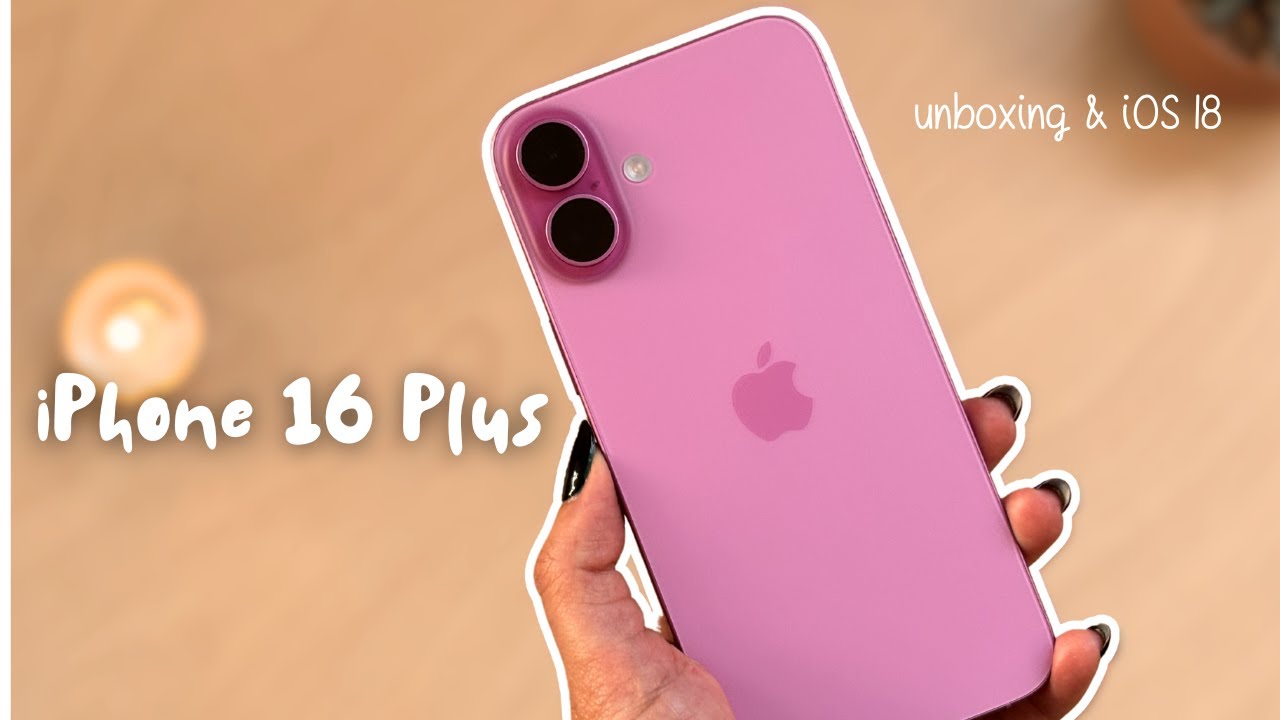 ✨Unboxing iPhone 16 Plus✨ iOS 18 & iPhone 15 comparison