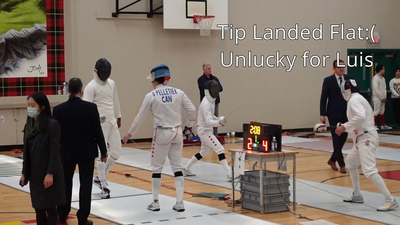 Either I'm The Luckiest Fencer or Luis Patterson Is The Most Unlucky Fencer?