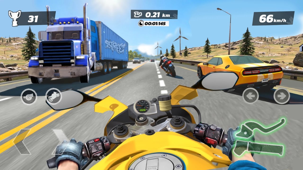 Motor Go: Nitro Speed Gameplay | High-speed Moto Racing on Highway 